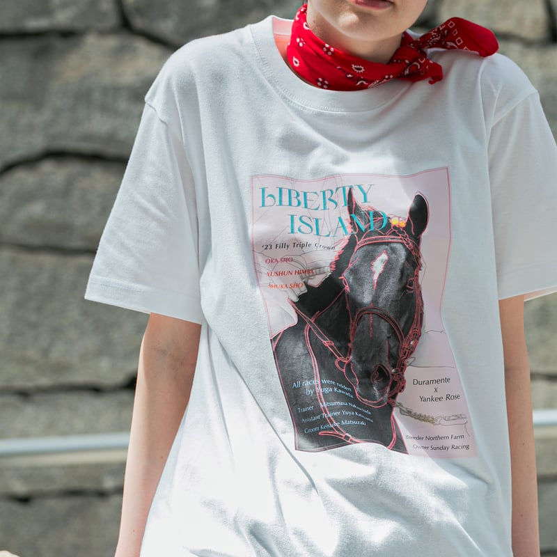 リバティアイランド メモリアルグッズ グラフィカルTシャツAパターン