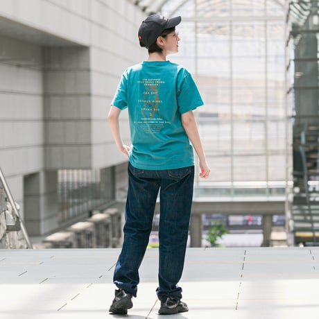 リバティアイランド メモリアルグッズ グラフィカルTシャツCパターン（黄緑/Apple Green）