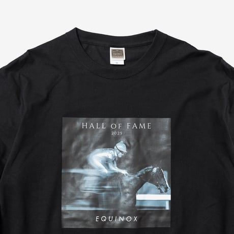 イクイノックス顕彰馬選定記念 グラフィカルロングスリーブTシャツ（黒/Black）