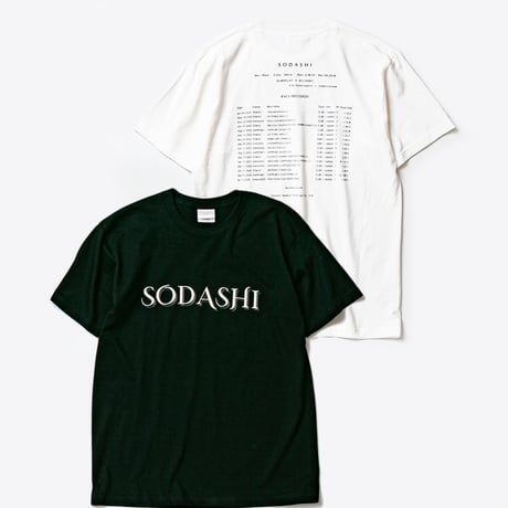 ソダシ引退記念グラフィカルTシャツ（Bパターン白/White）