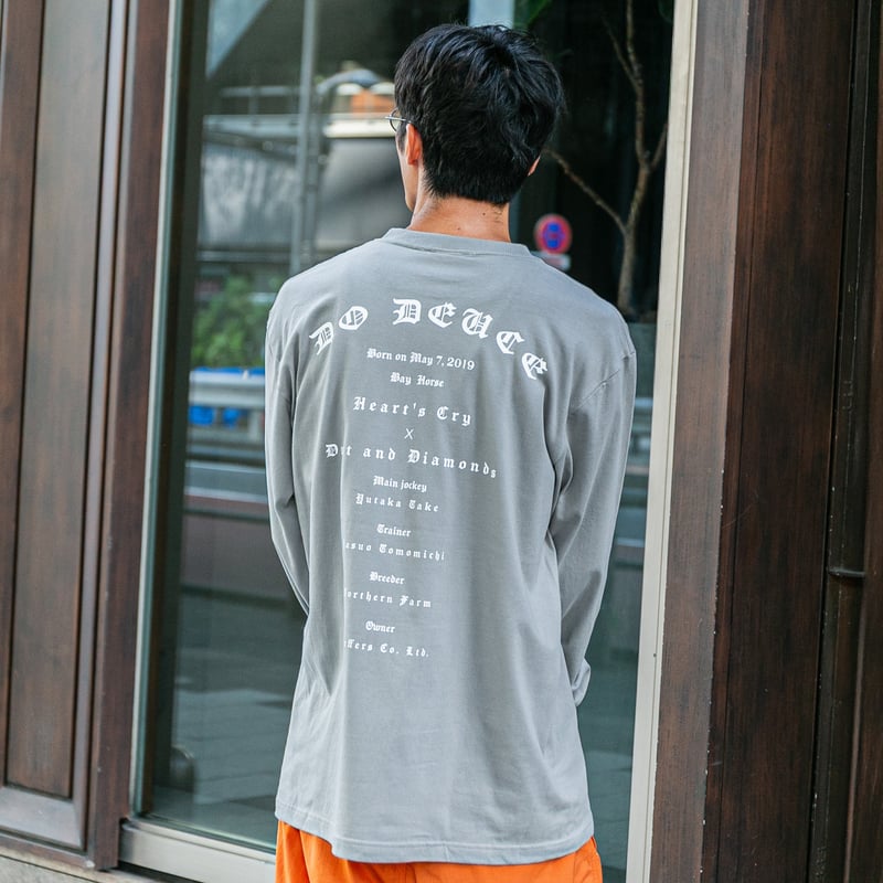 ドウデュース グラフィカルロングスリーブTシャツ（グレー/Gray