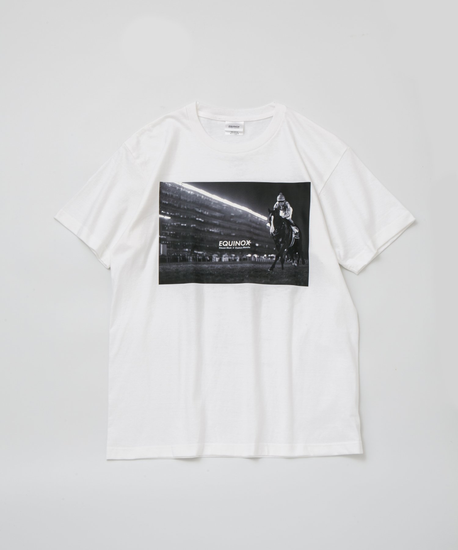 イクイノックス引退記念グラフィカルTシャツCパターン（白/White