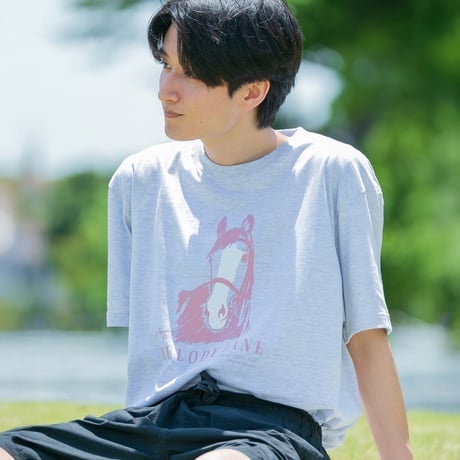 メロディーレーン グラフィカルTシャツBパターン（グレー/Gray）