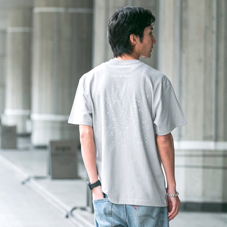 クロワデュノール グラフィカルTシャツAパターン（グレー/Gray）