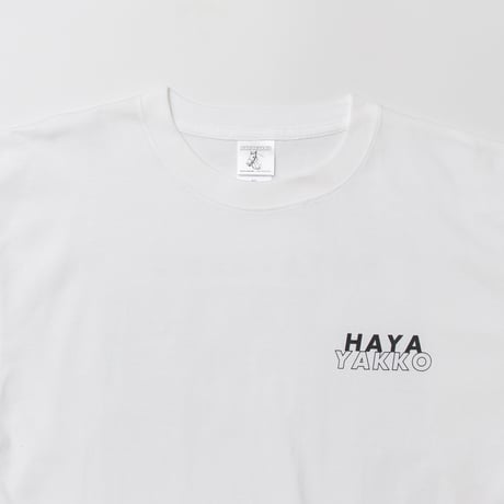 ハヤヤッコ グラフィカルTシャツCパターン（白/White）