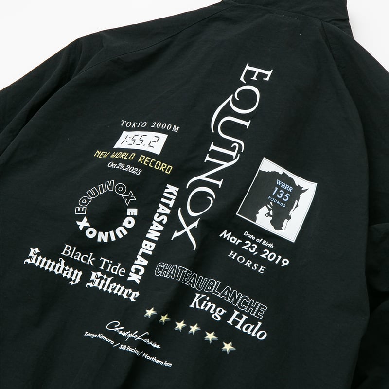 イクイノックス引退記念グラフィカルブルゾン（黒/Black） Mサイズ