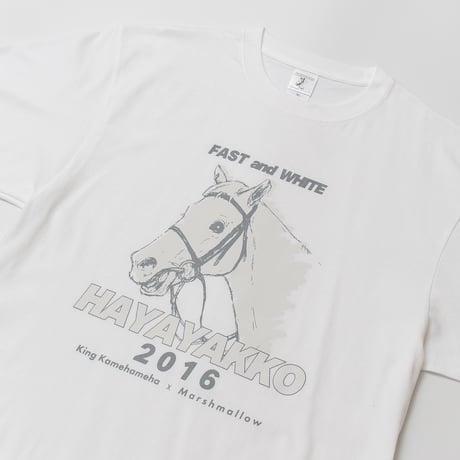 ハヤヤッコ グラフィカルTシャツBパターン（白/White）