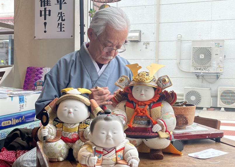 おぼこ大将 Haku－博・草－ 三代目石川潤平作 | 林人形工房 ネット