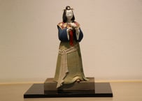 美品希少 1940年代 共箱無◇玉水人形 岡本玉水作 「初午」御所人形