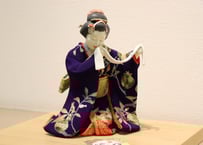 雪」 岩瀬なほみ 木彫布貼り 彩色 共箱 | 林人形工房 ネット