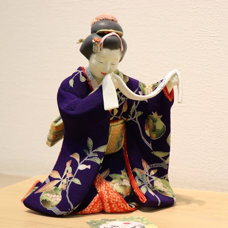 岩瀬なほみ　木彫布貼人形　秋露 岩瀬なほみ 木彫布貼人形 秋露 - メルカリ