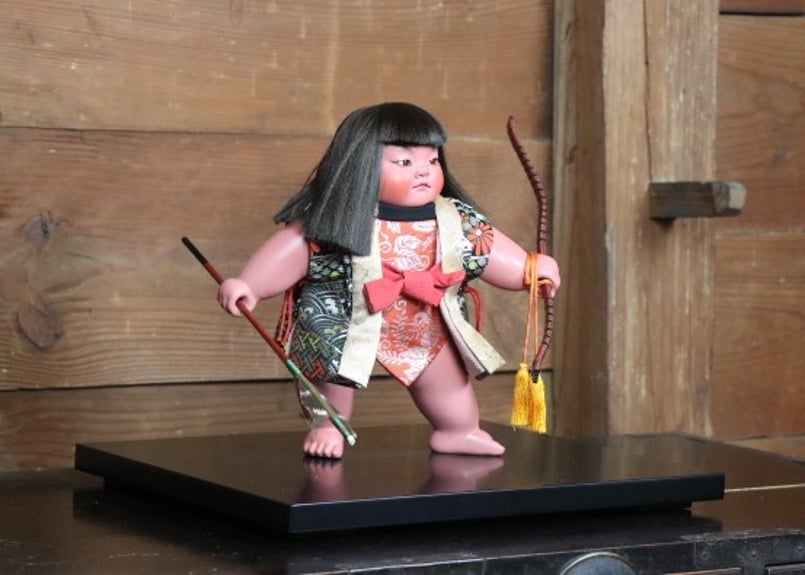 御所人形「笛」故・樫村瑞観作 樫村瑞観作」 金時 | 林人形工房 ネットショップ｜長野県松本市