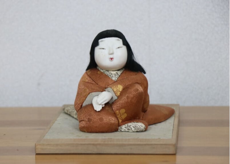水玉の人形です。 幼管公」 岡本玉水 共箱 | 林人形工房 ネットショップ｜長野県松本市