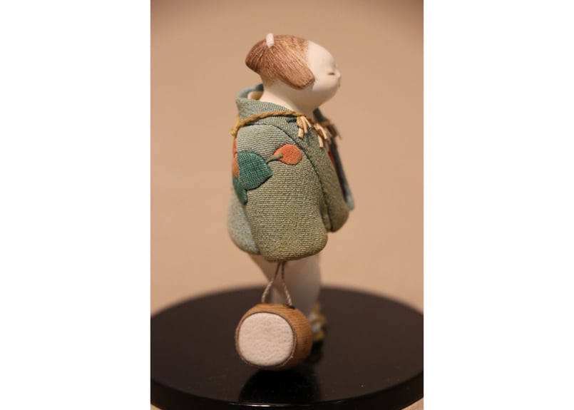 祭りはすんだ」 堀 柳女 木彫布貼り 共 | 林人形工房 ネットショップ