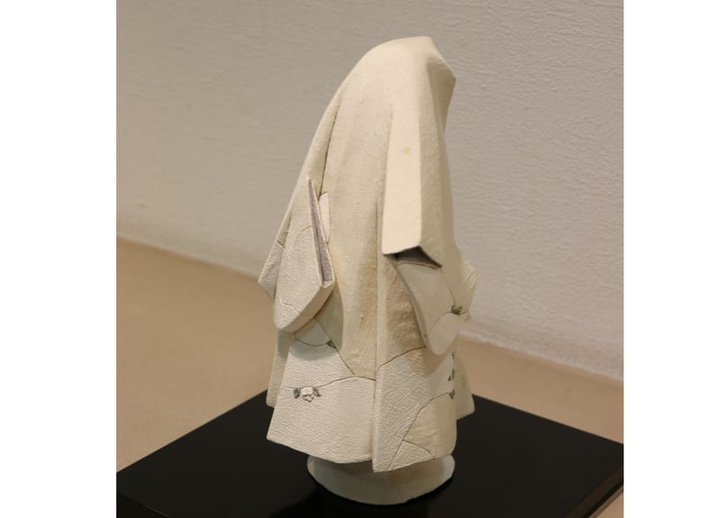 岩瀬なほみ　游　木彫布貼人形 岩瀬なほみ游木彫布貼人形