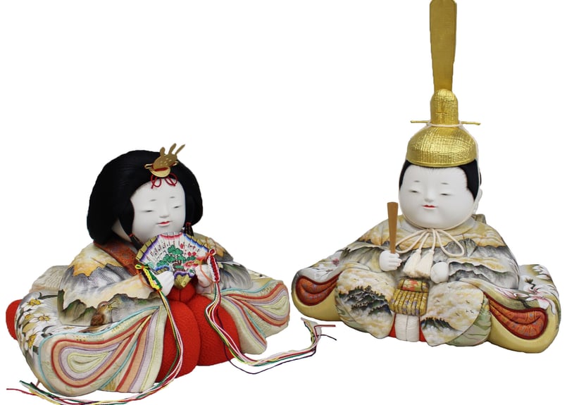 ふるさと瑞宝雛福井県大野市 石川潤平作 竹垣諒彩色 （見本品） | 林