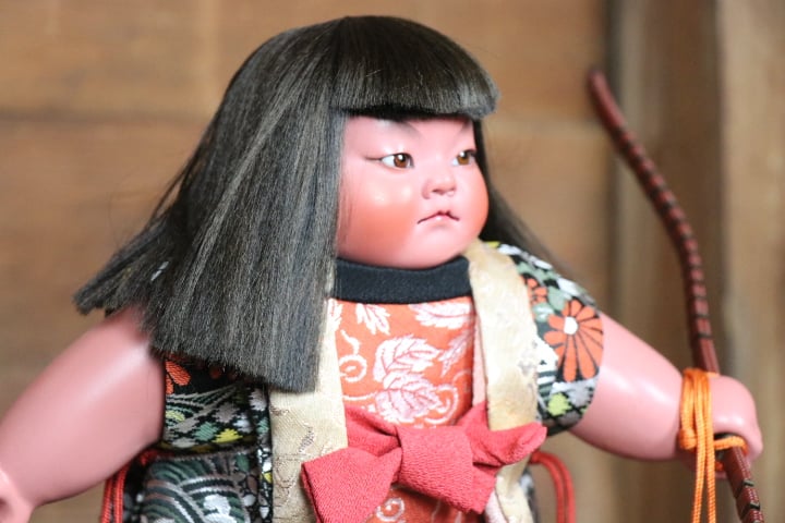 御所人形「笛」故・樫村瑞観作 樫村瑞観作」 金時 | 林人形工房 ネットショップ｜長野県松本市