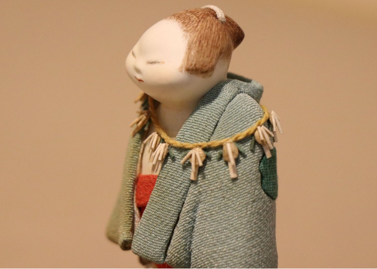 祭りはすんだ」 堀 柳女 木彫布貼り 共 | 林人形工房 ネットショップ