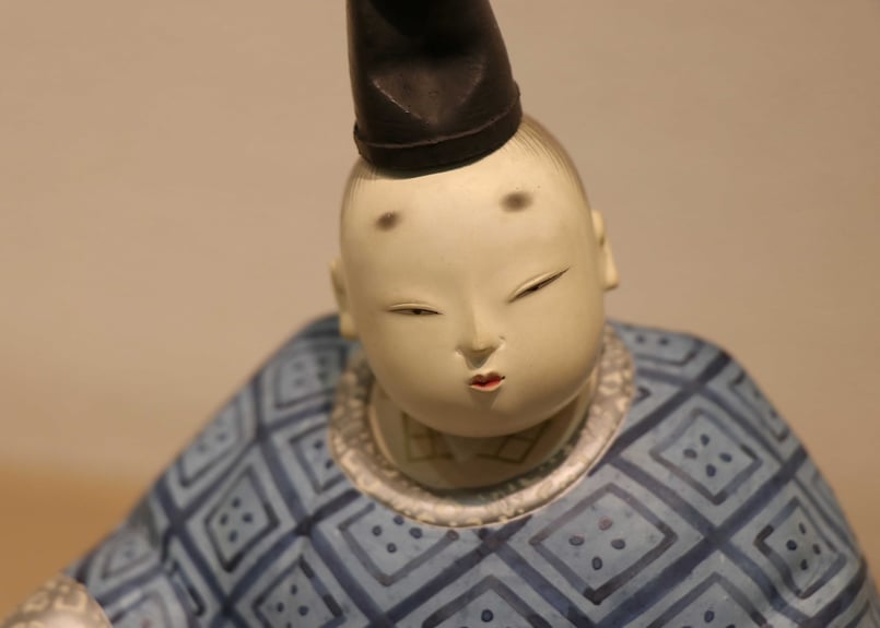 月」 岡本玉水 共箱. | 林人形工房 ネットショップ｜長野県松本市