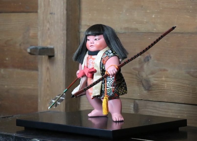 御所人形「笛」故・樫村瑞観作 樫村瑞観作」 金時 | 林人形工房 ネットショップ｜長野県松本市