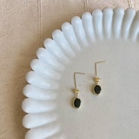 dark green gold 2way  pierce