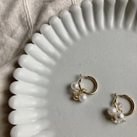 hoop  pearl pierce