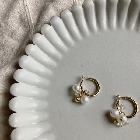 hoop  pearl pierce