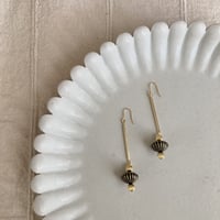 black stripe long pierce