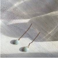 marble green chain pierce