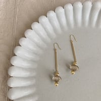 clear stripe long pierce