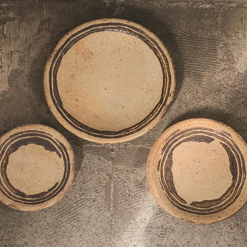 田鶴濱守人六寸皿6寸皿