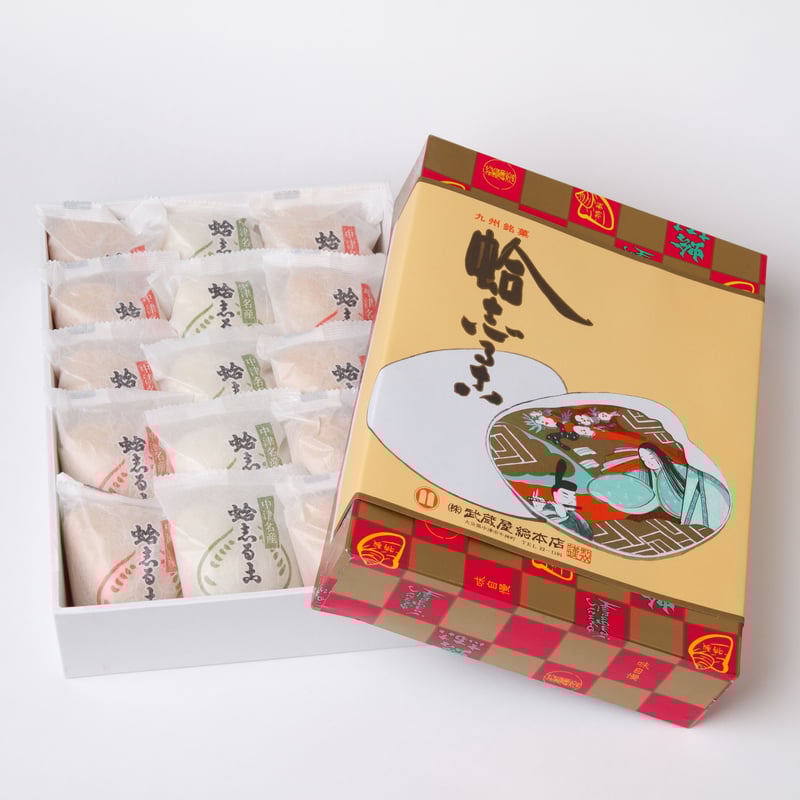 蛤志るこ 12個入り 化粧箱 (小豆8個 , 抹茶4個) | 武蔵屋総本店