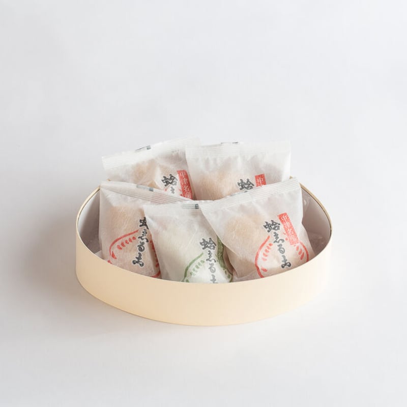 蛤志るこ 5個入り 復刻版箱 (小豆4個 , 抹茶1個) | 武蔵屋総本店