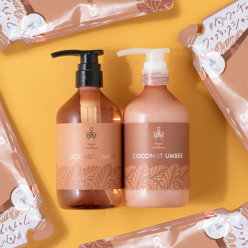 ISM ココナッツアンバー シャンプー＆トリートメント 12本 ISM