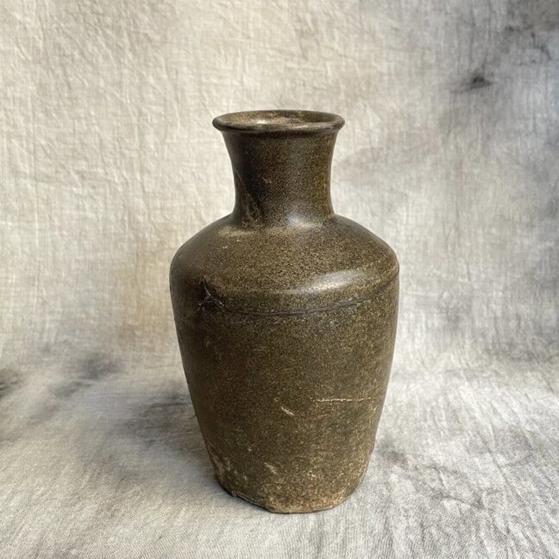 高麗青磁扁瓶 李朝時代 高麗 緑青磁瓶 | Antiques そらんじ