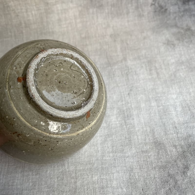 鈴木智尋 彫三島線刻碗（青灰色） | Antiques そらんじ