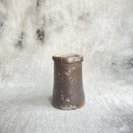 淡青の 鎬手 筒盃 筒杯 酒器 古道具 アンティーク 淡青の 鎬手 筒盃 筒杯 酒器 古道具 アンティーク 柳瀬美術店 / 全