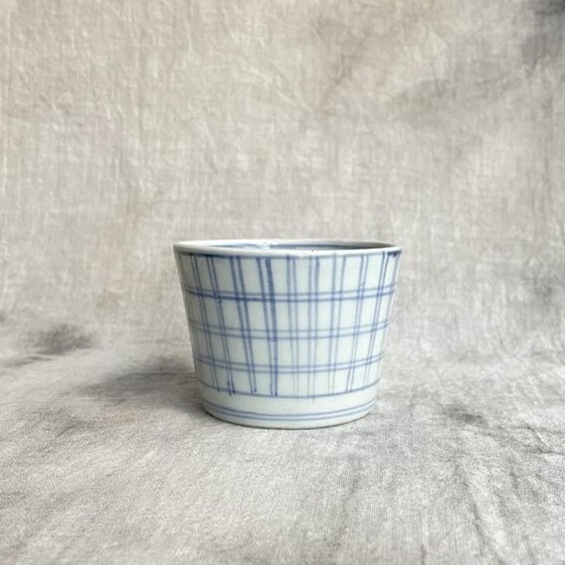 古伊万里 格子文猪口 | Antiques そらんじ 古伊万里 格子文猪口 | Antiques そらんじ