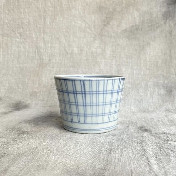 古伊万里 格子文猪口 | Antiques そらんじ