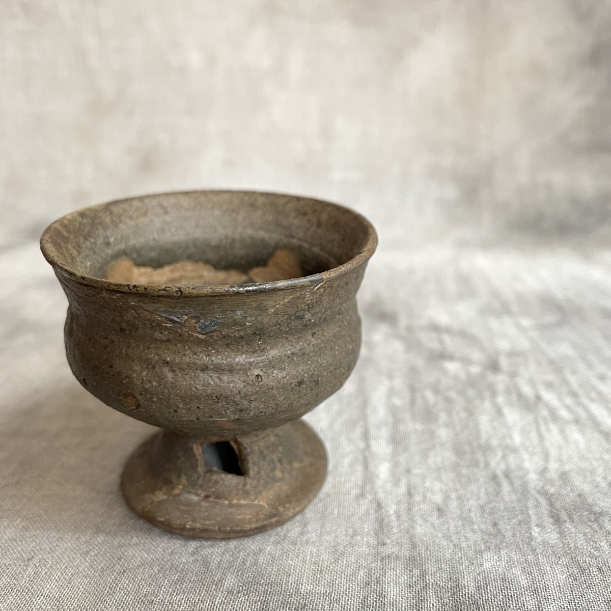 須恵器 高杯 盃 土器 盛鉢 蓋物 すかし高台 4種まとめ 在銘 須恵器 高杯 盃 土器 盛鉢 蓋物 すかし高台 4種まとめ 在