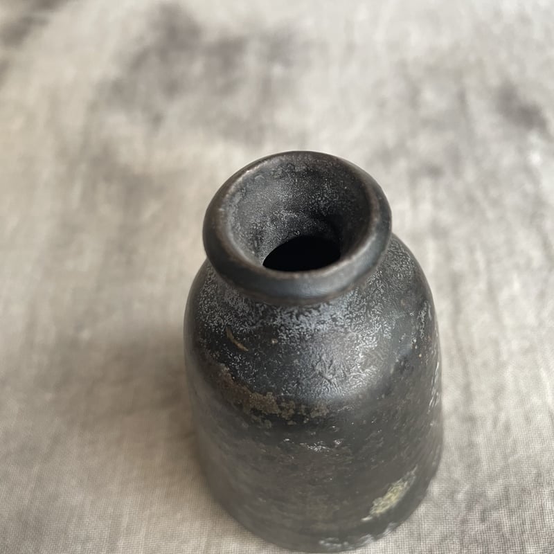 渡辺信史 鉄釉一輪挿し | Antiques そらんじ 渡辺信史 鉄釉一輪挿し | Antiques そらんじ