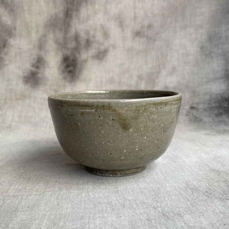 鈴木智尋 彫三島線刻碗（青灰色） | Antiques そらんじ