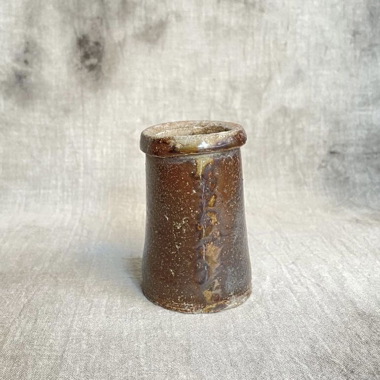ドイツ 塩釉 徳利 炻器 ストーンウェア 西洋骨董 古美術 アンティーク 髭徳利 古美術 波兎 / ドイツ 塩釉 髭徳利