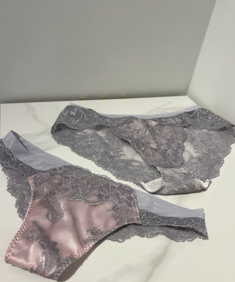 Silver Rose Tanga