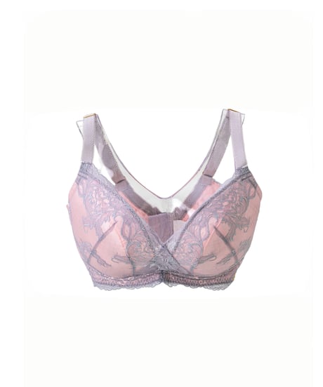 Silver Rose Bra