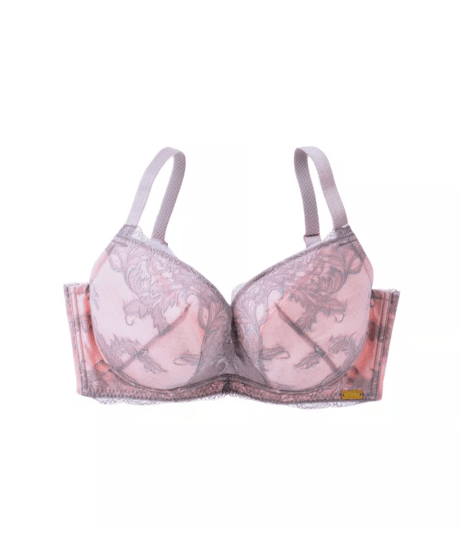 Silver Rose Bra