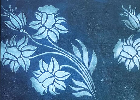 《サンデコステンシル》NATURE MOTIFS Narsist 15×15 / DM-3