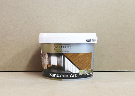 《サンデコ塗料》サンデコアート　べルベットシルバー　2.5L
