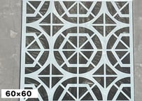 《サンデコステンシル》HEXAGON 60×60 / K-141