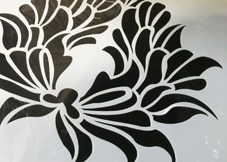 《サンデコステンシル》INDIAN DAMASK Damasko 60×60 / HD-6